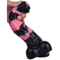 Bad Horse Gode Horse Hurulf M 24.5 x 6.5cm Noir-Rose